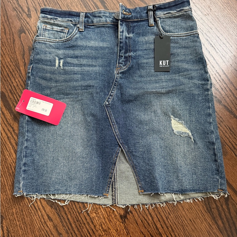 Kut from the Kloth Indigo Skirt